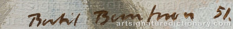 Signature by Bertil BERNTSSON