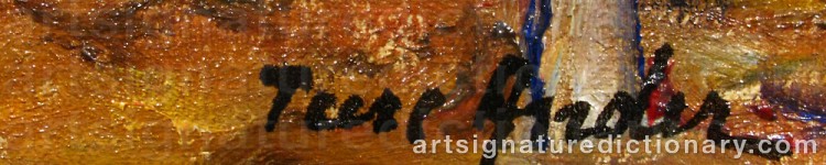 Signature by Ture ANDER