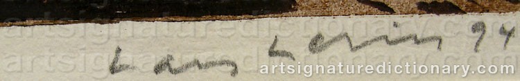 Signature by Lars LERIN