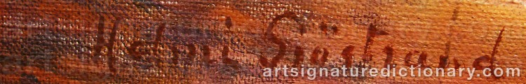 Signature by Helmi SJÖSTRAND