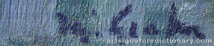 Signature by Hjalmar GRAHN