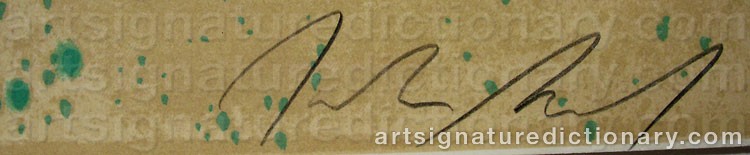 Signature by Julian SCHNABEL