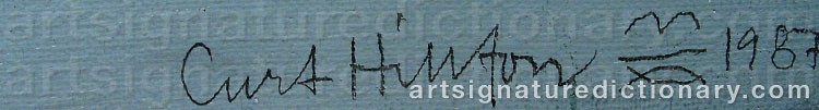 Signature by Curt HILLFON