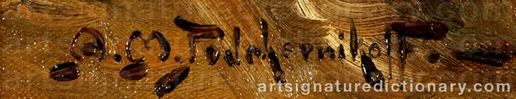 Authentic signature by Alexis Matthew PODCHERNIKOFF on Painting/Watercolour artwork