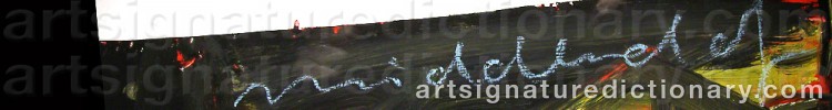 Signature by Helmut MIDDENDORF