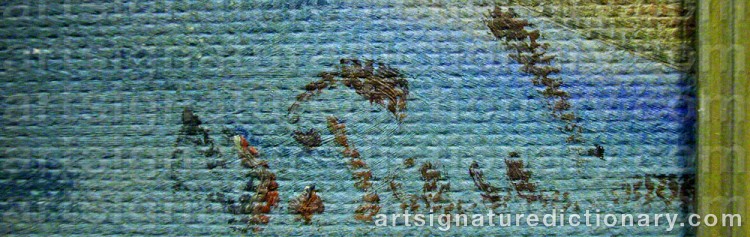 Signature by Oscar PAUL