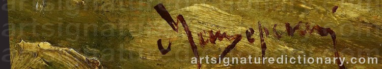 Signature by Prince Arsenii Ivanovich MESCHERSKY