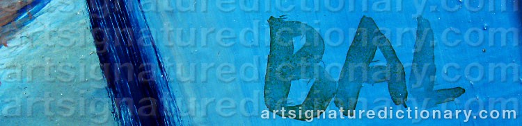 Signature by Bengt Arne ‘Bal’ LINDEROS