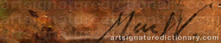 Signature by John MACWHIRTER