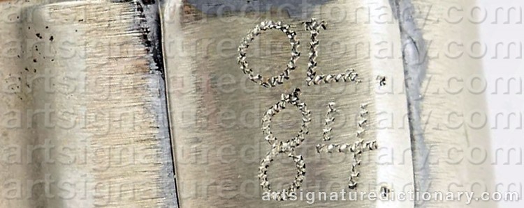 Authentic signature by Olle (Sami Artist) LARSSON on Other artwork