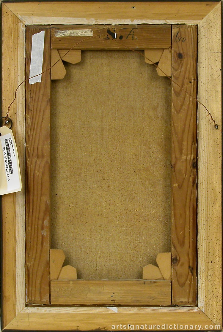 Close-up details showing Fanny CHURBERG signature forgery characteristics