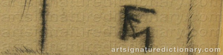 Signature by Conrad FELIXMÜLLER