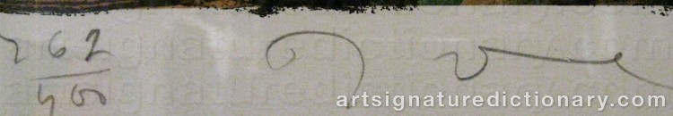 Signature by Jim DINE