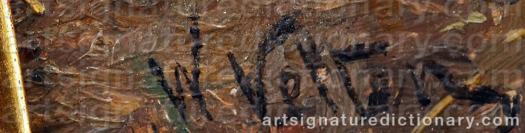 Signature by Wilhelm VELTEN