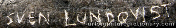 Signature by Sven LUNDQVIST