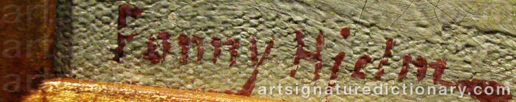 Signature by Fanny HJELM