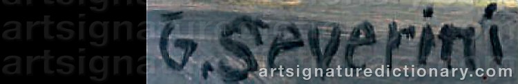Signature by Gino SEVERINI