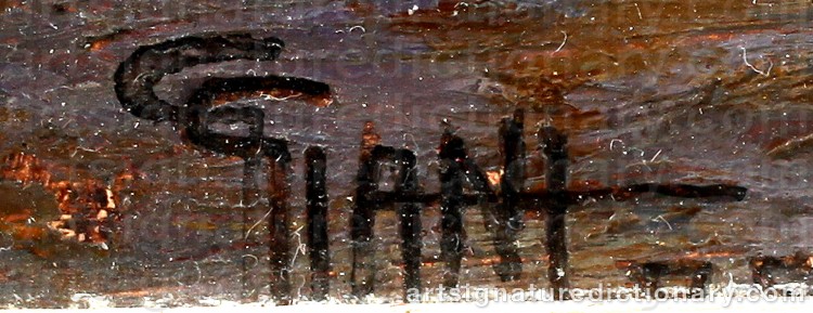Authentic signature by Giovanni GIANI on Painting/Watercolour artwork