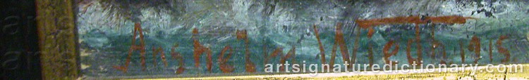 Signature by Anshelm DAHL
