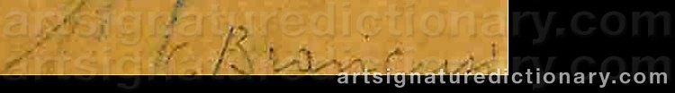 Authentic signature by Constantin BRANCUSI on  artwork