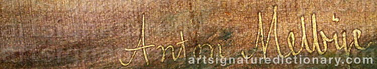Signature by Anton MELBYE