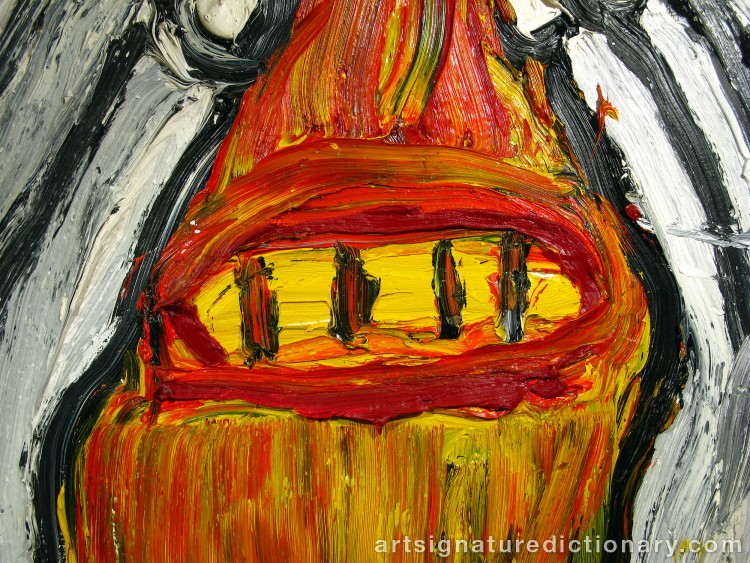 Close-up details showing Bengt LINDSTRÖM signature forgery characteristics