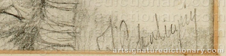 Authentic signature by Fedor Ivanovich CHALIAPIN on  artwork