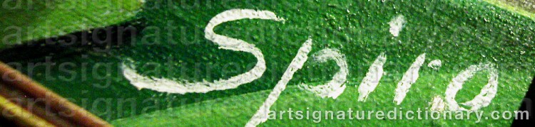 Signature by Georges SPIRO