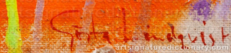 Signature by Gösta LINDQVIST