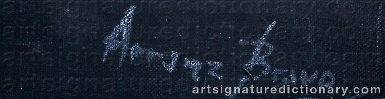 Signature by Eduardo ARRANZ-BRAVO