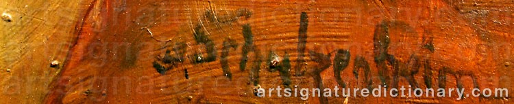 Signature by Ida Von SCHULZENHEIM