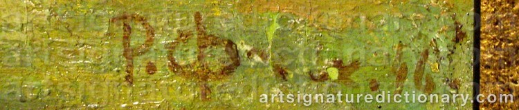 Signature by Robert Rafaelovich FALK