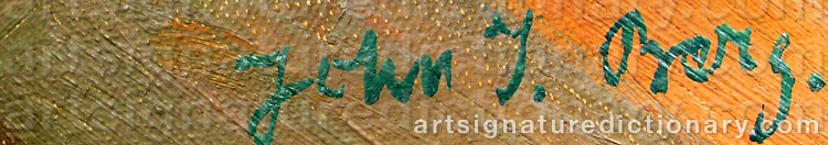 Signature by John Ivar BERG