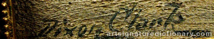 Signature by Joseph Dixon CLARK