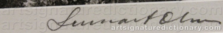 Signature by Lennart OLSON