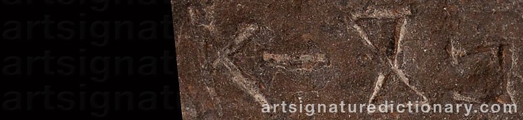 Authentic signature by Annikki KETTUNEN on  artwork