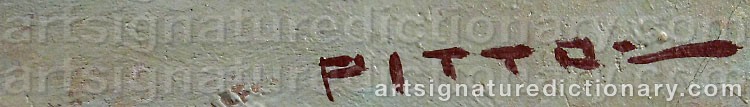Signature by Guiseppe PITTO