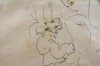 Close-up details showing Pablo PICASSO signature forgery characteristics