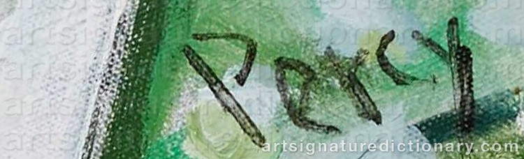 Signature by Arthur PERCY