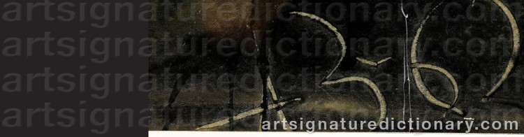 Signature by Anatolii Timofeevich ‘Az’ ZVEREV