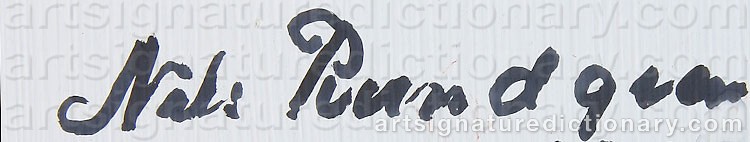 Signature by Nils ‘Björnjägaren’ RUNDGREN