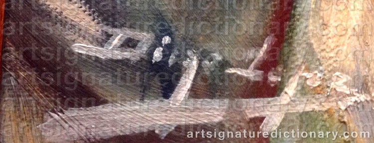 Authentic signature by Diego LOPEZ on Painting/Watercolour artwork