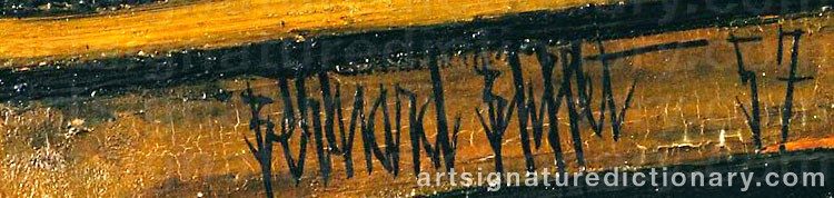 Signature by Bernhard BUFFET