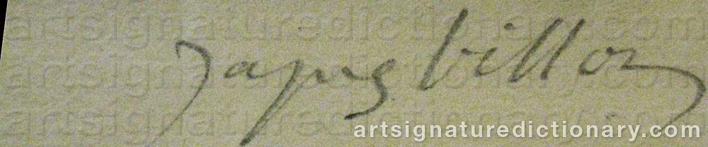 Signature by Jacques VILLON