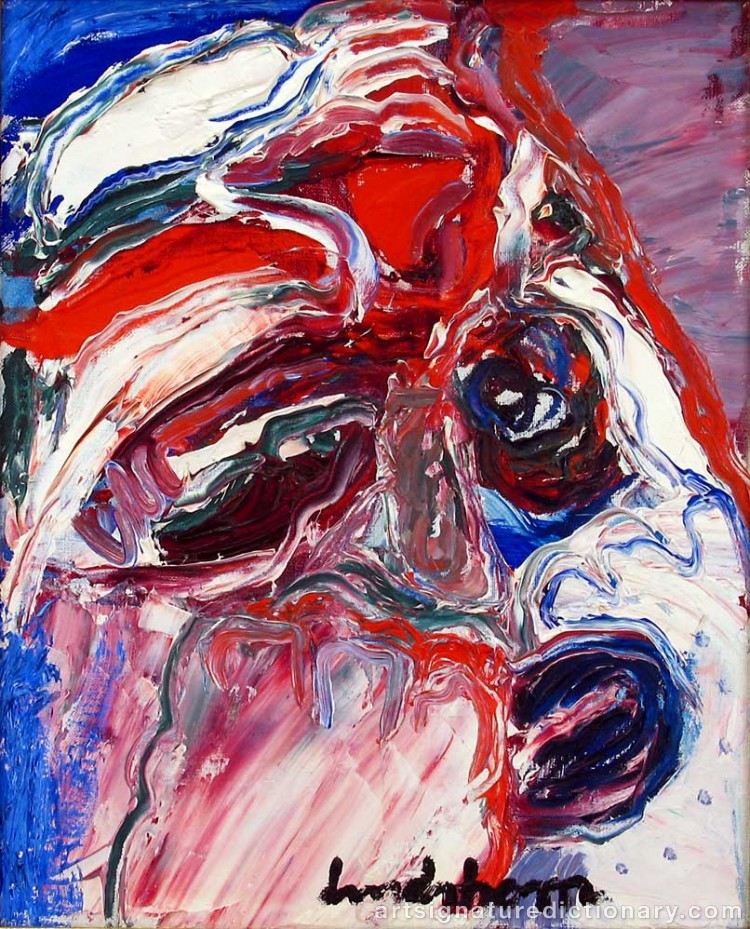 Close-up details showing Bengt LINDSTRÖM signature forgery characteristics