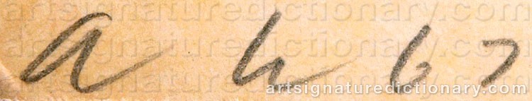 Signature by Andy WARHOL