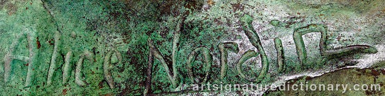 Signature by Alice NORDIN