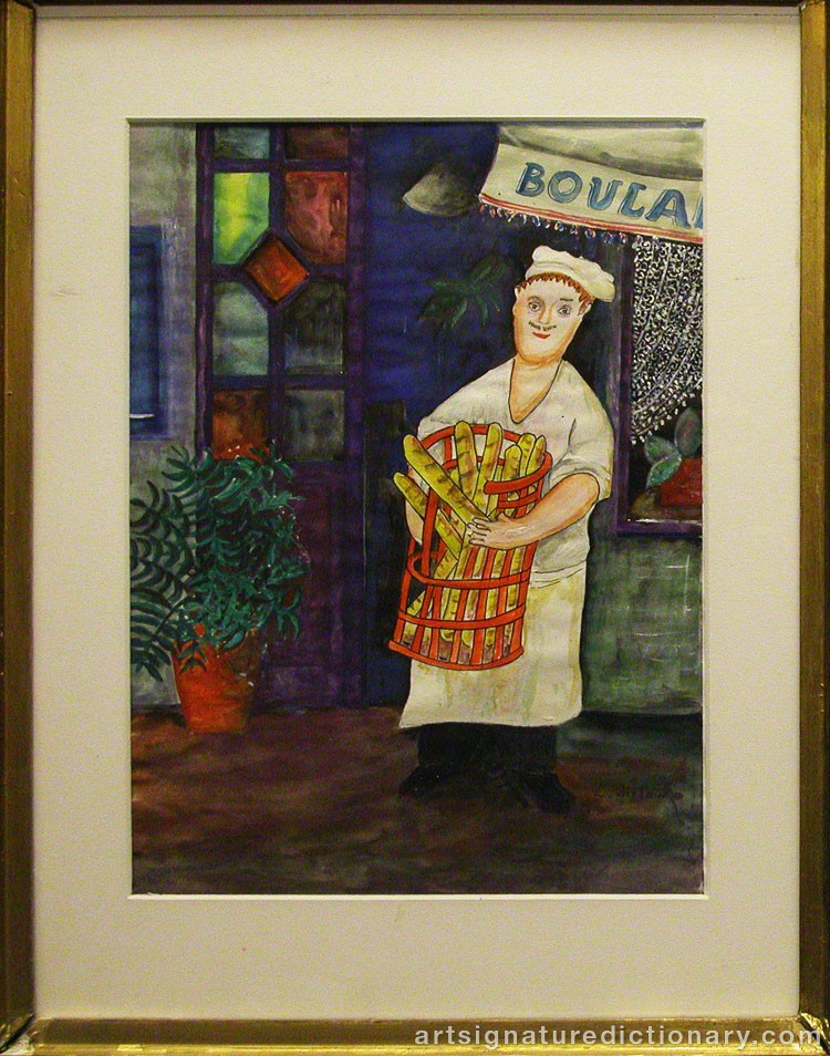 Close-up details showing Lennart JIRLOW signature forgery characteristics