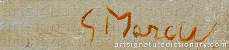 Signature by Gert Olof MARCUS
