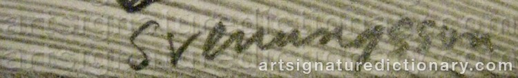 Signature by Jan SVENUNGSSON